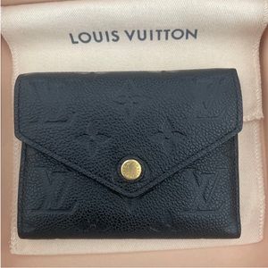 Louis Vuitton Victorine Wallet Black